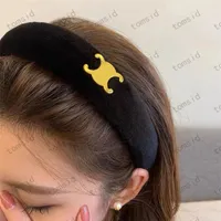 مصممة نسائية أغطية الشعر فاخرة للرأس للسيدات مشبك العلامة التجارية الكلاسيكية الذهبية