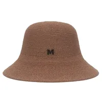 Stingy Brim Sats Summer Buckte Lady Panama Sunscreen Fisherman Cap Outdoor Beach Sun Hat для капли 220927