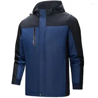 Jackets para hombres Autumn Sport Chaqueta impermeable Windbreaker Overcoat Overtour Outdoor Excalte de gran tamaño