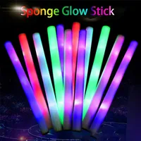 LED Light Sticks 60PcsLot Glow DIY Foam In The Dark For Wed Halloween Party Rave Decor 220927
