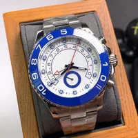 الساعات الميكانيكية التلقائية أوتوماتيكية 40 مم 44 ملم خاتم سيراميك أعمال Wristwatch حزام الفولاذ المقاوم للصدأ القابل للتعديل