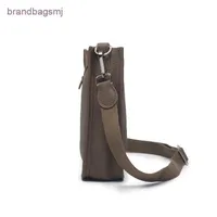 Bags Herme New H family calf leather Evelynas Bag Mini fashion personalized One Shoulder Messenger hollow bucket bag female QWCS