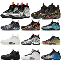 Penny Hardaway Man Basketball Shoes Foamposite Galaxy Habanero Red Jumpman Cracked Lava White Abalone Floral Black Metallic Women Sneakers Sneakers