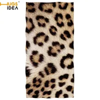 Hugsidea Leopard Print Zebra Python Tiger Giraffe Animal Fur plage Microfibre Baignoire Couverture de serviette de visage à main rapide 201217294R