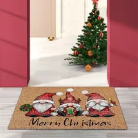 Other Event Party Supplies Merry Christmas Theme Doormat Kitchen Mat Xmas Bedroom Entrance Living Room Carpet Bathroom Rug40x60cm 220927
