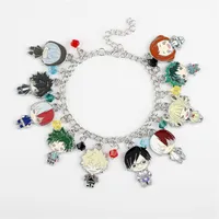 Fashion Jewelry Anime Bracelets My Hero Academia Charm Metal Bracelet For Women Girl Birthday Christmas Gift257B