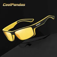 Outdoor Eyewear CoolPandas Classic Cycling Glasses Men Square Sunglasses Polarized Women MTB Fishing Eyewear Outdoor Sports Cycling Goggles T220926