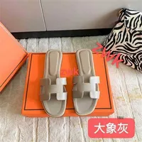 Herme Orans Slippers Slippers Designer Herme Sandals Women 2022 h Organ Flop Letter Classic Leater Outer Beac Flat Casual Soes 2 T4s1 4D5K