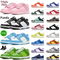 Chaussures d￩contract￩es Trainers Designer Sneakers Triple Pink Blanc noir UNC Grey Fog Team Green Syracuse Sail Men Femmes Dunked Sneaker Outdoor Traniers
