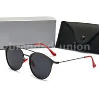 luxe designer zonnebril voor mannen vrouwen spiegel metalen frame piloot zonnebril klassiek