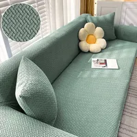 Chair 1 2 3 4 Seater Polar Fleece Fabric Cover Thick Slipcover Couch covers Stretch Elastic Cheap Sofa Covers Towel Wrap 0926