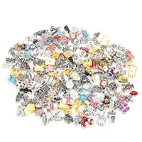Whole Floating Charms DIY Jewelry Mixed 1500 Styles Alloy Charms for Magnetic Glass Living Lockets 200PC264j