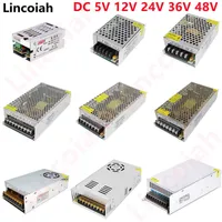 Switch Switching Power Supply DC 5V 12V 24V 36V 48V 60W 360W 600W Light Transformer AC 100-240V Source Adapter SMPS For LED Strips CCTV 0926