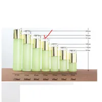 60ml Glass Spray Bottle Lotion Bottles Cream Jars Empty Cosmetic Packing Containers with Plastic Cap