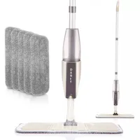 Mops SDARISB Hand Spray Floor House Cleaning Tool for Wash Lazy Flat Cleaner with Replacement Microfiber Pads 220927