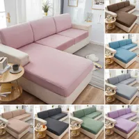 Chair Covers Sectional Seat Cushion Cover Jacquard Anti-dust Elastic L Shape Sofa Washable Removable Living Room Couch Set for Pets Kids 0926