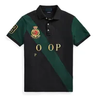 2022 lapel shirt cotton short-sleeved t-shirt men&#039;s British casual color contrast plus size sports cross-border new S-5XL