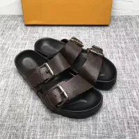 Sliders Mens Summer Sandals Beach Slippers Ladies Flip Flops Loafers Slides Shoes Classic Mono Gram Brown Chaussures Womens Box PJi