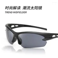 Sunglasses Vintage Small Face Outdoor Eyewear Sports Night Vision Glasses Bicycle Windproof Sun UV400