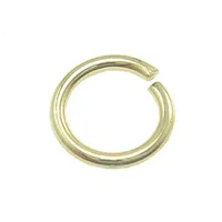 100pcs Lot 925 Sterling Silber Gold Plated Open Jump Ring Split Rings Accessoire f￼r DIY Craft Jewelry W5009 210H