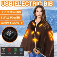 펜스 USB 전기 가열 된 블랜크 스로 어깨 냉기 보호 전기 담요 소형 전기 침대 따뜻한 패드 #yg
