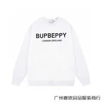 burbrerys The correct version of Babel's fashion brand autumn and winter style micro-standard printed round neck sweater can be used for both men and jackets coats