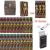20 Strains GLO Disposable Vape Pen E Cigarettes 1.0ml Empty Pods Carts 280mAh Rechargeable Battery With Packaging