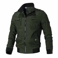 men's Jackets Men's Warm Jacket Casual Men Outerwear Windbreaker Brand Clothing Spring Autumn Army Military Mens Coats Male x1wg#