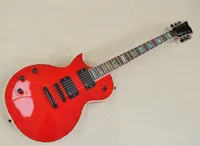 6 Strings Left Hand Red Electric Guitar with Rosewood Fretboard Can be Customized