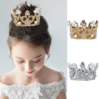 hair accessories for kids hairband Baking Cake Crown Headdress Children Girls Dress Princess Hair Accessories#4267P