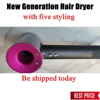2022 Hair Dryer New Generation No Fan stylers with five stylers blowers Vacuum Professional Salon Tools Heat Super Speed US UK EU Plug styling iron all colors