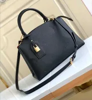 Luxurys Handbag Bags Women Embossing Designer Handbags Genuine Leather Shoulder Messenger Bags 4 Colors PETIT PALAIS Tote GRAND PALAIS Satchel