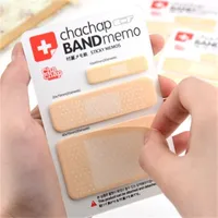 Notes Cute Band aid Series Memo pad stickers Sticky notes paper Notepad kawaii stationery office papeleria supplies notas 220927