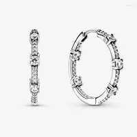 Kolczyki stadnorskie mybeboa autentyczne 925 srebrne lśniące barowe bary hoop w rocznicowym gabinecie biżuterii prezent biżuterii