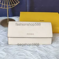 ロングウォレットクラッチバッグの女性ハンドバッグ財布本物の革ファッションレターハンドバッグカードスロットフラットポケットゴールドハードウェアクロスボディプロセス高品質