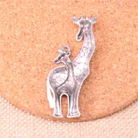 27pcs Charms Giraffe Hirsch 54 22mm Antike Making Anhänger fit Vintage Tibetan Silber DIY Handmade Schmuck 209h