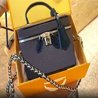 designer Cosmetic bag popular classic Case leather women shoulder bags Tote handbag presbyopic makeup case purse ju609239o