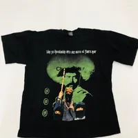 Men's T Shirts Men's T-Shirts Vintage Emiliano Zapata Mexican Revolution Shirt Spanish Green Black Big Graphic TopMen's