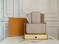 Lady Clutch Crossbody Felicie Pochette M61276 Shoulder Bags Handbag Designer Bag Wallets 3 in 1 Women Flap Pouch HighQuality Gold Chain With Box Dust Bag Receipt