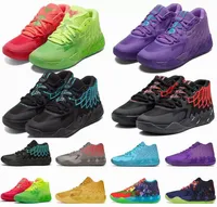 MB1 Rick and Morty Basketball Shoes LaMelo Ball Shoe Queen City Black Blast Buzz City LO UFO Not From Here Rock Ridge Red Sport Trainner Sneakers for Men Women