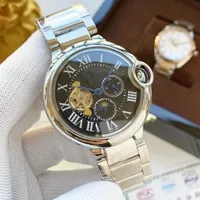 Mens Watch Automatic Mechanical Watches Diamond Bezel For Men Wristwatch 46mm Stainless Steel moon Phase waterproof Business Casual Wristwatches Montre De Luxe