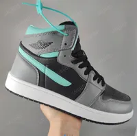 Basketball Shoes Mid Smoke Grey Aurora Green Black 554724-063 Womens Mens Sneakers
