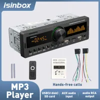 Diğer Otomatik Elektronik ISInbox Araba Stereo Radyo MP3 1 DIN Multimedya Oyuncu Bluetooth Aux USB SD FM UDisk Destek Kayıt Konumlandırma 0928