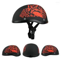 Motorcycle Helmets Adult Half Face Vintage Helmet Hat Cap Motorcross Moto Racing