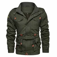 men's Jackets Bomber Casual Military Coat Winter Slim Fit Windbreaker Men Army Tactical Jacket Outerwear Chaqueta Hombre I5HC#