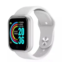 D20 Pro Bluetooth Smart Watch Men Women Y68 Watches Heart Rate Blood Pressure Blood Oxygen Monitoring Multifunctional Remind Smartwatch