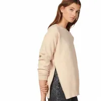luxury Designer Clothing Women Sweaters Pearl Inlaid Knitwear Set Head Round Collar Pink Color Size S M L1 414h#