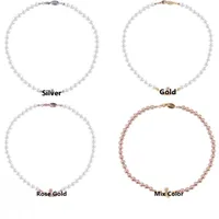 New Desiger Necklace Women Jewelry Choker Pearl Chain Fashion Saturn Necklaces Clavicle Chains High Quality 4 Colors with Box2277