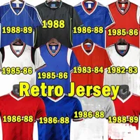 1975 1977 Retro Soccer Jersey Cantona Giggs Keane Solskjaer Beckham 1980 82 83 84 85 86 88 89 1990 Uniforms Scholes Sheringham Ferdinand voetbal Shir 16Ko#