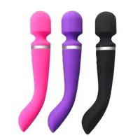 لعبة Sex Toy Massager Super AV Massage Wand Wand Archargeable USB Varies Toys for Female